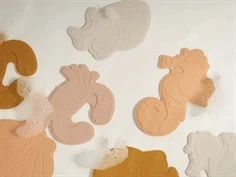 Liewood sea creature rose multi mix minibademåtte Paola (8-pack)